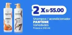 Makro Pantene shampoo/acondicionador oferta