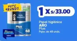 Makro Aro Plus papel higiénico oferta