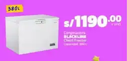 Makro Blackline chest freezer 380 L oferta