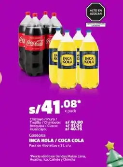Makro Inca Kola / Coca Cola oferta