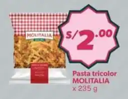 Hiperbodega Precio Uno Molitalia pasta tricolor oferta