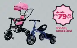 Hiperbodega Precio Uno Triciclos rosado/azul oferta