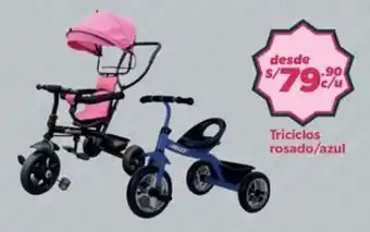 Hiperbodega Precio Uno Triciclos rosado/azul oferta