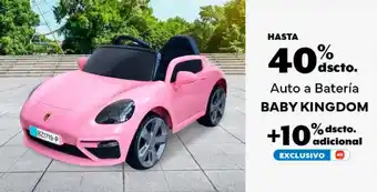 Baby Kingdom auto a batería