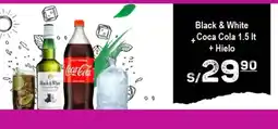 Tambo Black & White + Coca-Cola + Hielo oferta