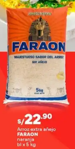 Plaza Vea Faraon arroz extra añejo naranja bl oferta