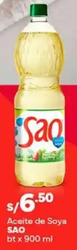 Plaza Vea Sao aceite de soya bt oferta