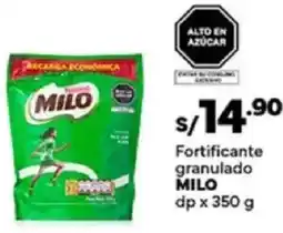 Plaza Vea Milo fortificante granulado dp oferta