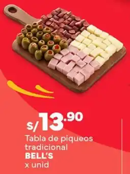 Plaza Vea Bell's tabla de piqueos tradicional oferta