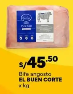 Plaza Vea El buen corte bife angosto oferta
