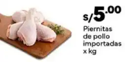 Plaza Vea Piernitas de pollo importadas oferta