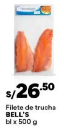 Plaza Vea Bell's filete de trucha bl oferta