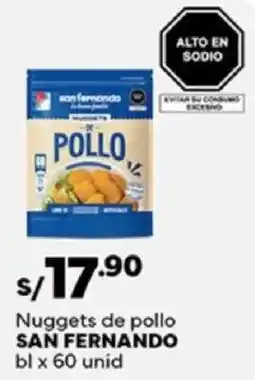 Plaza Vea San fernando nuggets de pollo bl oferta