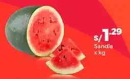 Plaza Vea Sandía oferta