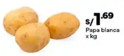 Plaza Vea Papa blanca oferta