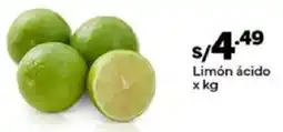 Plaza Vea Limón ácido oferta