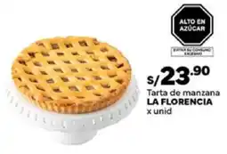 Plaza Vea La florencia tarta de manzana oferta