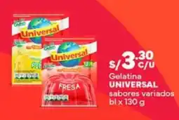 Plaza Vea Universal gelatina sabores variados bl oferta