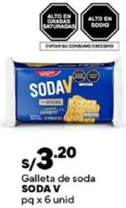 Plaza Vea Soda v galleta de soda pq oferta