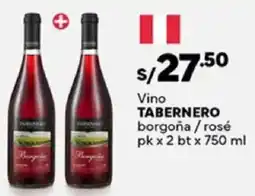 Plaza Vea Tabernero vino borgoña / rosé oferta