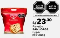 Plaza Vea San jorge panetón zipper bl oferta
