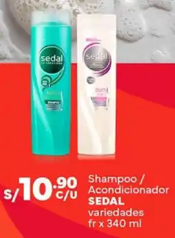 Plaza Vea Sedal shampoo/ acondicionador variedades fr oferta