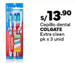 Plaza Vea Colgate cepillo dental extra clean oferta