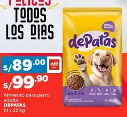 Plaza Vea Depatas alimento para perro adulto bl oferta
