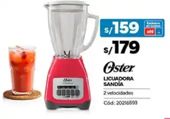 Plaza Vea Oster licuadora sandía oferta