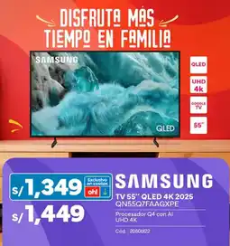 Plaza Vea Samsung smart tv 55" oferta
