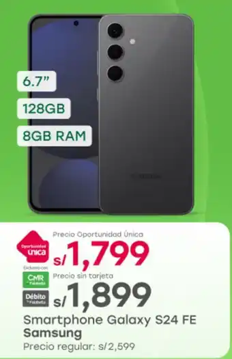 Samsung galaxy S24 FE smartphone