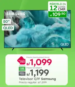 Tottus Samsung smart tv 50" oferta