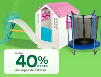 Tottus En juegos de exterior oferta