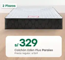 Tottus Paraíso colchón edén plus oferta