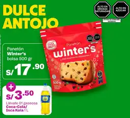 Tambo Winter's panetón bolsa oferta