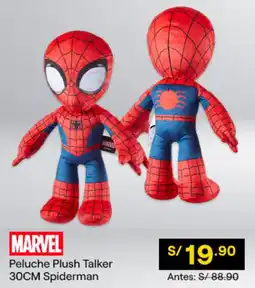 Tai Loy Marvel peluche plush talker spiderman oferta