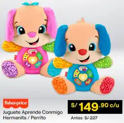 Tai Loy Fisher-price juguete aprende conmigo hermanita/perrito oferta
