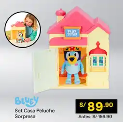 Tai Loy Bluey set casa peluche sorpresa oferta