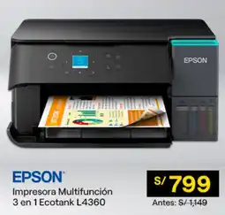 Tai Loy Epson L4360 impresora multifunción 3 en 1 ecotank oferta