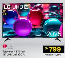 Tai Loy LG smart tv 43" oferta