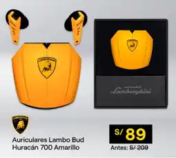 Tai Loy Auriculares lambo bud huracán 700 amarillo oferta