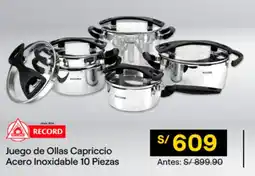 Tai Loy Record juego de ollas capriccio acero inoxidable oferta