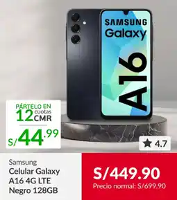 Sodimac Samsung galaxy A16 celular oferta