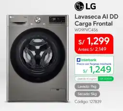 Hiraoka Lg lavaseca al dd carga frontal oferta
