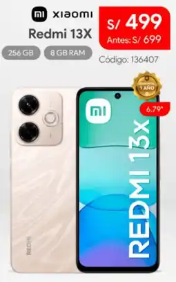 Hiraoka Xiaomi redmi 13x 6.79" oferta