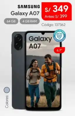 Hiraoka Samsung galaxy A07 oferta