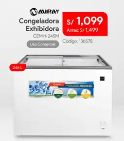 Hiraoka Miray congeladora exhibidora oferta
