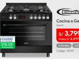 Hiraoka Klimatic cocina a gas oferta