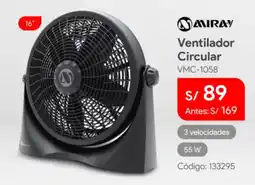 Hiraoka Miray ventilador circular 16" oferta