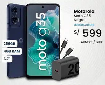 Motorola moto G35 negro